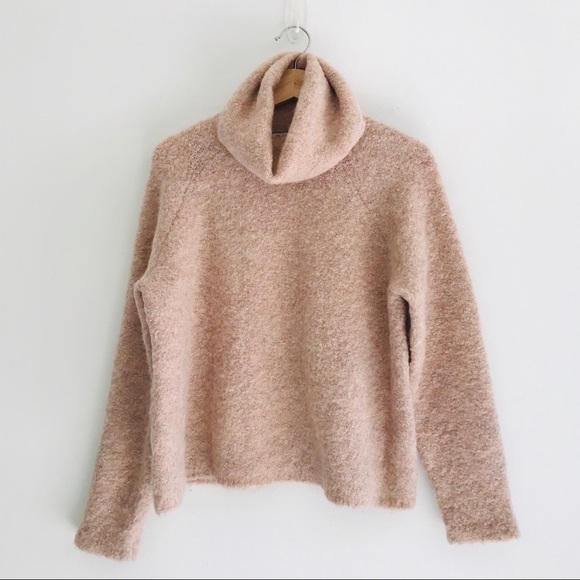 Madewell Roundtrip Fuzzy Soft Turtleneck Sweater S - Picture 8 of 8